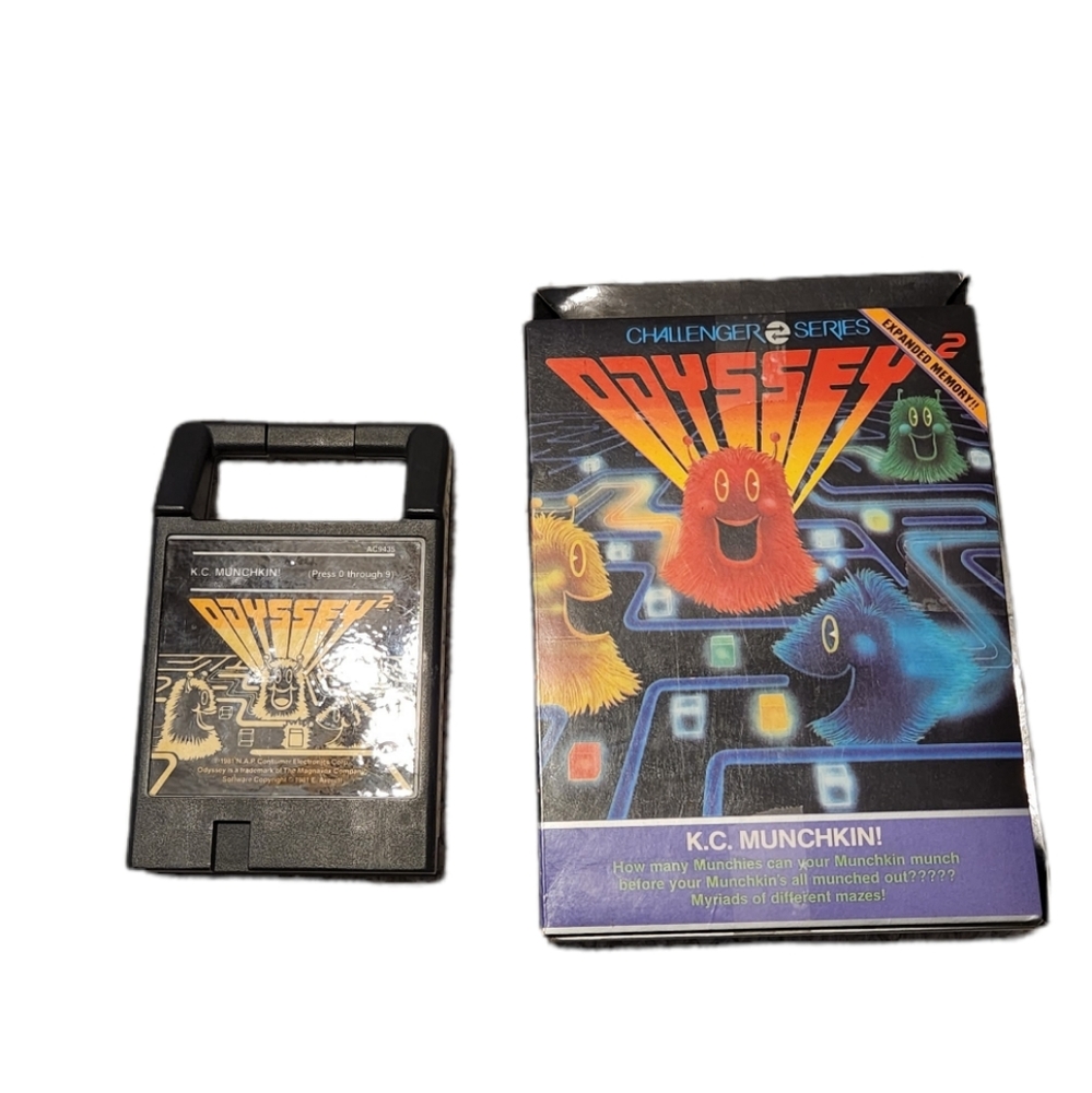 Odyssey2 K.C. Munchkin! Vtg Video Game